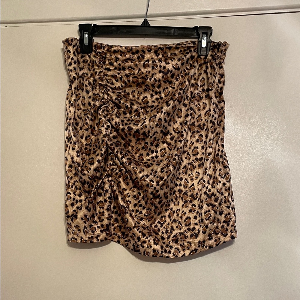 Free People Cheetah Print Mini Skirt